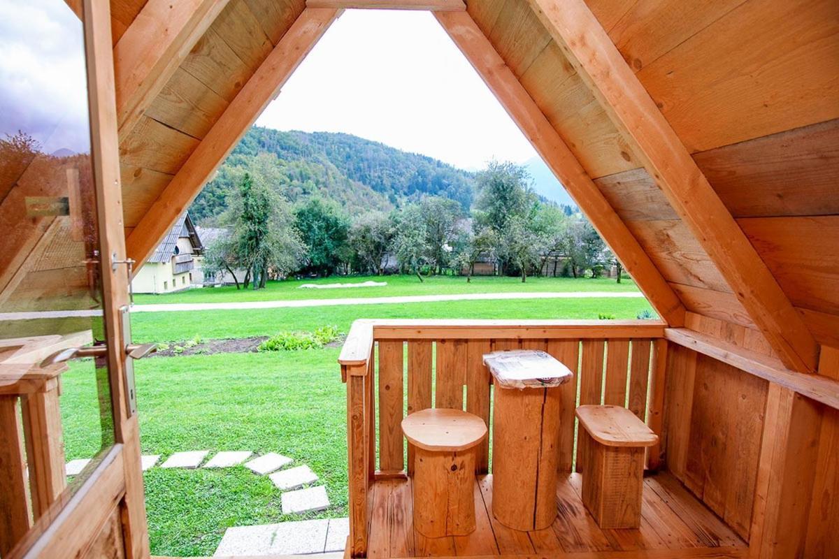 Apartmaji Pri Kozmavo - Little House Bohinji-tó Kültér fotó